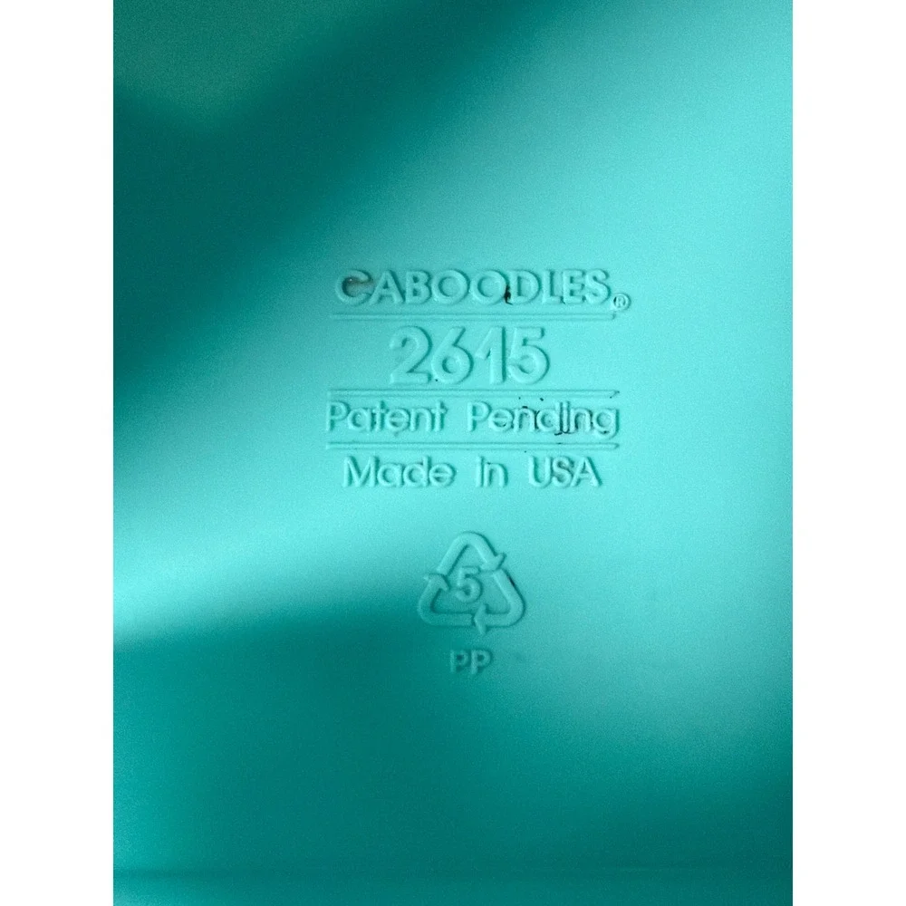 Vintage Caboodles 2615 Signature 2-Swing Tray Cosmetic Organizer Purple Teal 90s